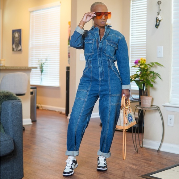 Target Pants & Jumpsuits Denim Jumpsuit Poshmark